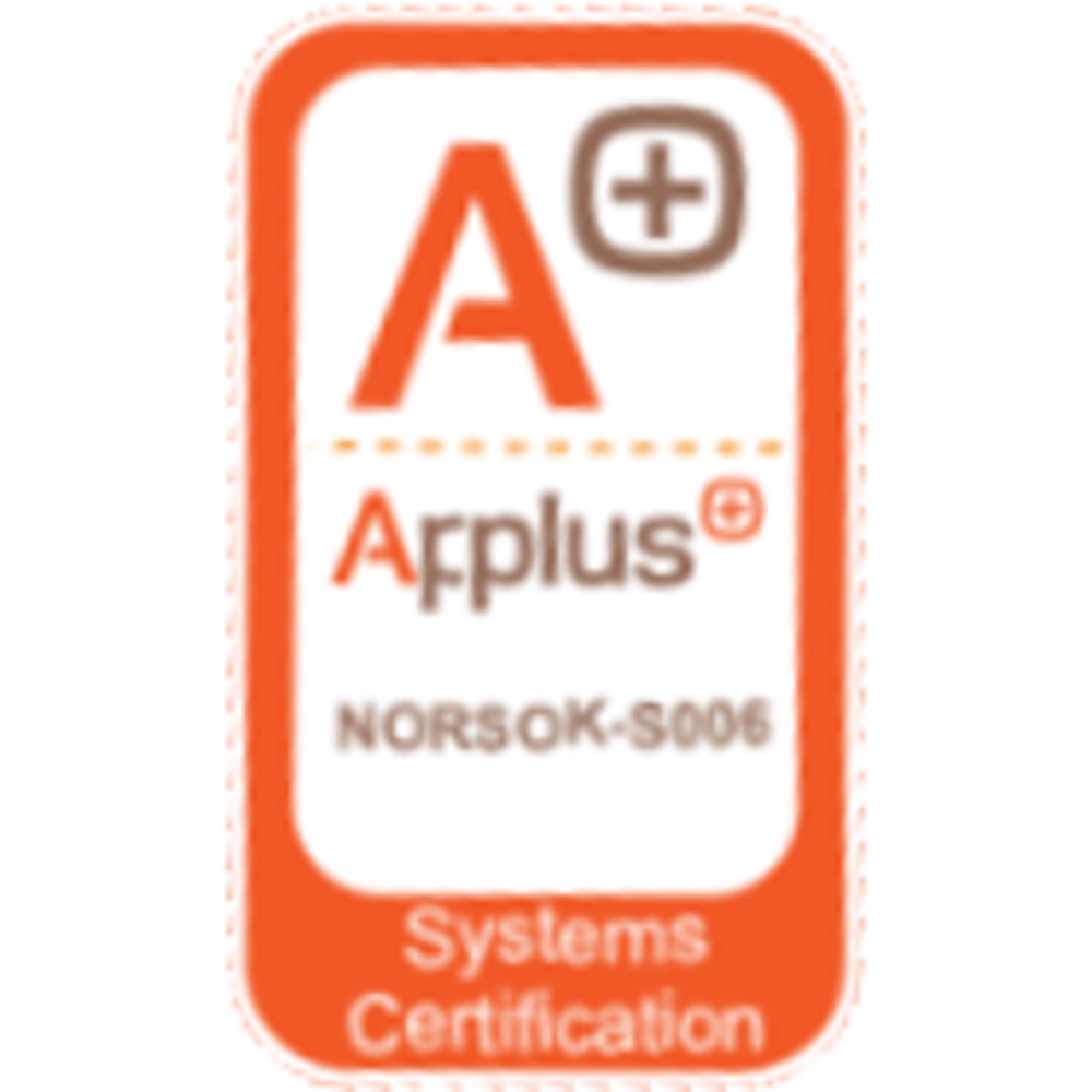 Certificación Applus+ NORSOK S-006